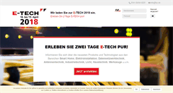 Desktop Screenshot of e-tech.gautzsch-gruppe.de